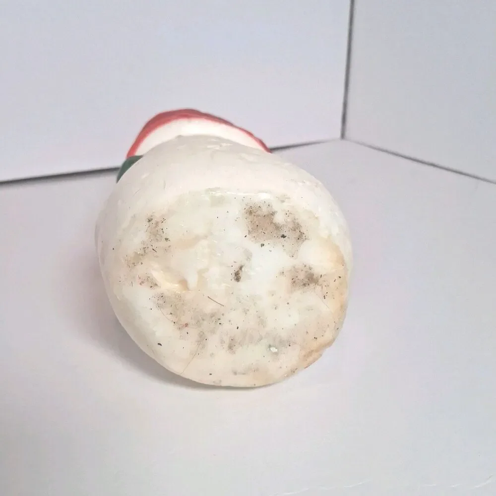 Vintage Snowman Christmas Candle Large 8